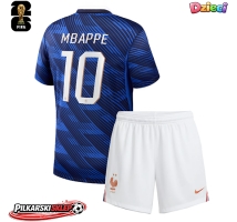 Francja Kylian Mbappe #10 Koszulka Podstawowa dzieci MŚ 2026 Krótki Rękaw (+ krótkie spodenki)